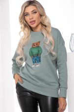 Свитшот "Тедди" (грин) Б7543 LT Collection