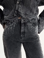 Джинсы WET ASPHALT, черный