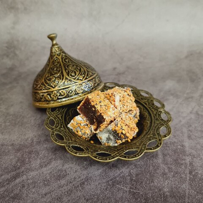 Лукумница, подставка для сладостей (бронза)