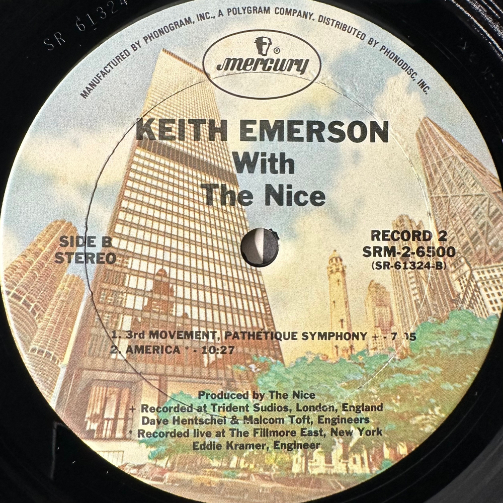 The Nice ‎– Keith Emerson With The Nice 2LP (США 1974г.)