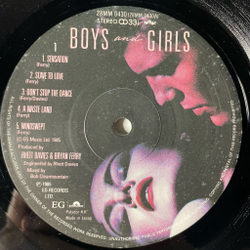 Винтажная виниловая пластинка LP Bryan Ferry Boys And Girls (Japan 1985) (Obi)