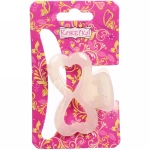 Заколка-краб для волос на блистере «Глянец-Бант», микс 6 цветов, 6см