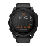 Спортивные часы Garmin tactix 8, 51 мм, Solar, Elite, чёрный нейлоновый ремешок, чёрный силиконовый ремешок Безель из титана, дисплей Solar со стеклом Power Sapphire. Нейлоновый ремешок и силиконовый ремешок с классическими застёжками — на запястье обхват