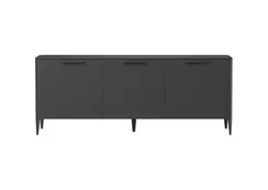 Тумба Type oak 3 двери ширина 180 см (черный)