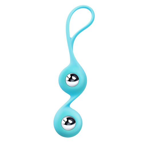 Голубые вагинальные шарики 1,9см ToyFa L'roina Futa 564008