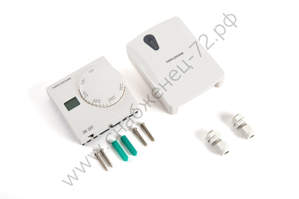 Термостат комнатный Teplocom TS-2AA/3A RF2, беспроводной, реле 250В, 3А