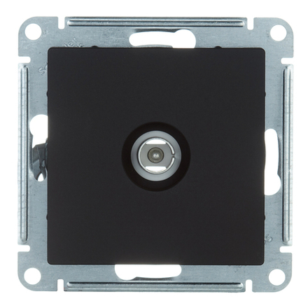 ATN001093 Schneider AtlasDesign Розетка 1гн ТВ коннектор с/у карбон механизм