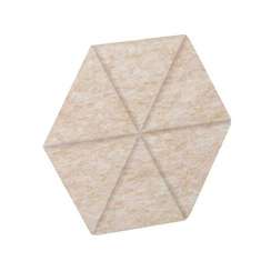 AcustiX Настенная панель шестигранная (6 лучей) VE.NP-6G6LU-100 Крем-брюле 200*173*12
(сторона 100мм