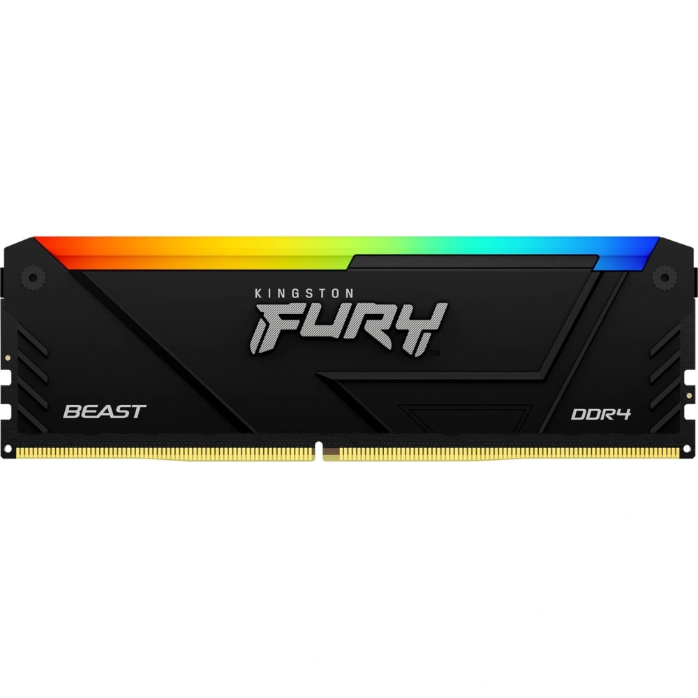 Память оперативная Kingston DDR4 32GB 3600MHz Fury Beast RGB RTL Gaming (KF436C18BB2A/32)