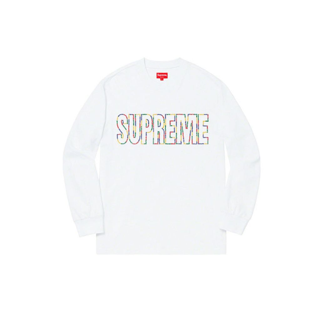 Supreme SS19 International L/S Tee White Logo T