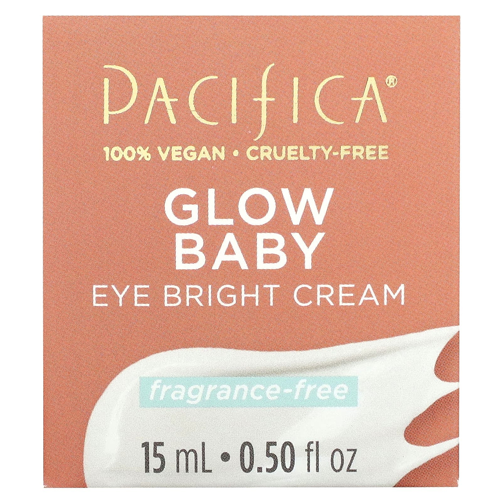 Pacifica, Glow Baby, крем для кожи вокруг глаз, без отдушек, 15 мл (0,5 жидк. унц.)