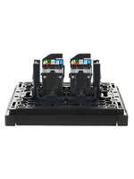 FORTE&PIANO Розетка компьютерная двойная RJ45 кат.5E FP133 черный IEK
