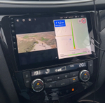 Магнитола для Nissan X-Trail T32, Qashqai J11 2014-2022 (климат, рамка большая) - FarCar 665M монитор 10" QLED на Android 13, 8 ядер (TS18), CarPlay, 4G SIM-слот