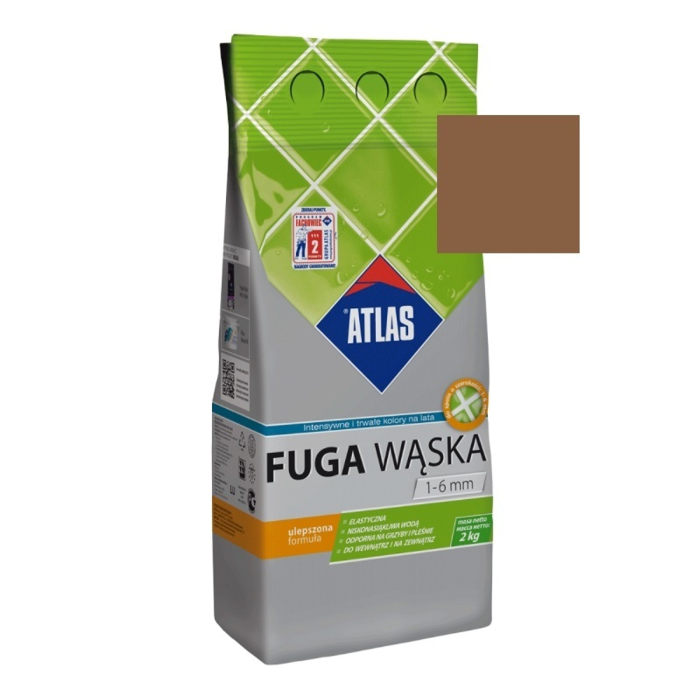 Затирка для швов "Atlas" WASKA 210 Какао 2кг
