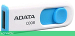USB Flash-накопитель A-Data C008 16GB White/Blue (AC008-16G-RWE)