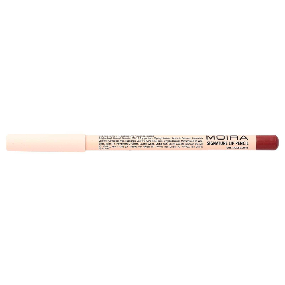 Moira Beauty, фирменный карандаш для губ, оттенок 005 роза, 1,1 г (0,04 унции)
