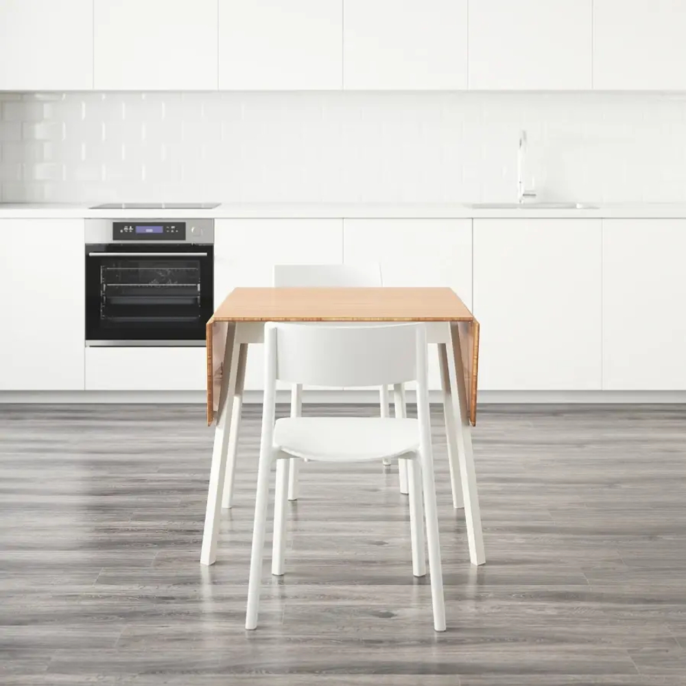 Стол и 4 стула - PS 2012 / JANINGE IKEA / ЙАНИНГЕ ИКЕА, 106х80х74 см,  белый