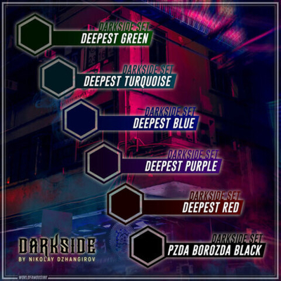 6 Color Darkside by Nikolay Dzhangirov World Famous Tattoo Ink