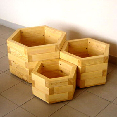 Кадка для цветов, 6-гранная