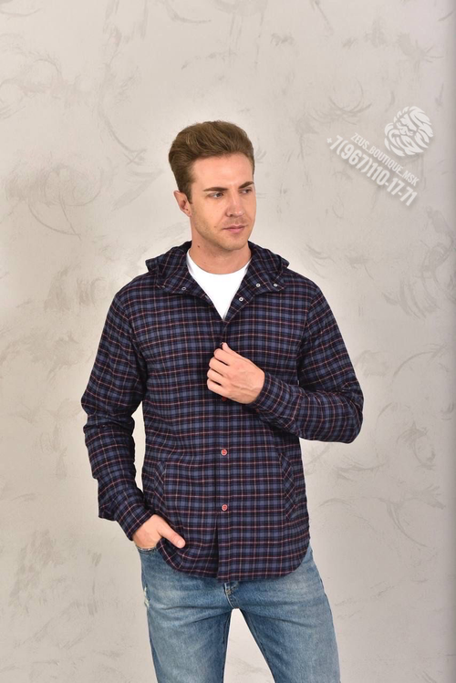 Рубашка с капюшоном Kiton