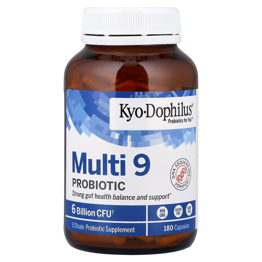 Kyolic, Kyo-Dophilus®, Multi 9, пробиотик, 180 капсул