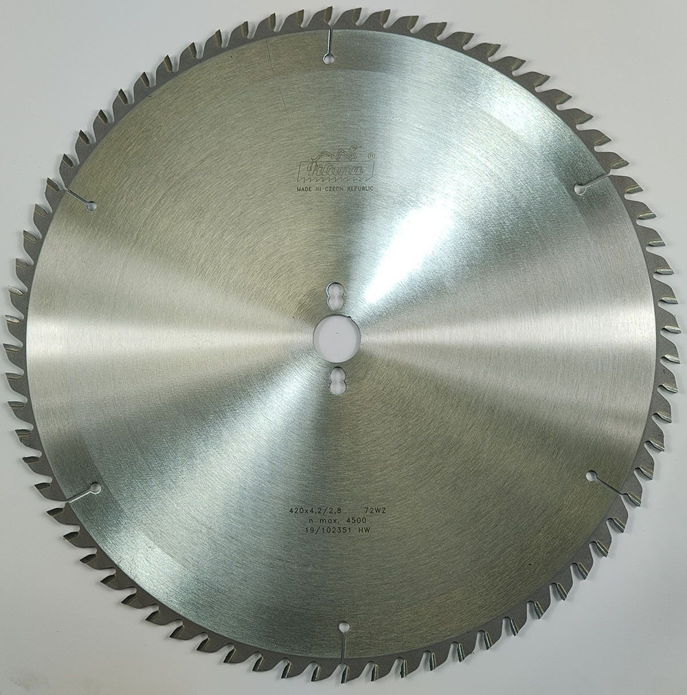 Пила дисковая TCT "Pilana" 420x4.2/2.8x30 z72 81 WZ
