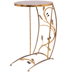 Столик приставной Oliva Branch (Олива Бранч) Голд Амбер