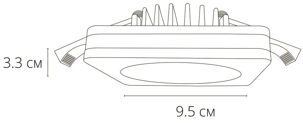 Точечный встраиваемый светильник Arte Lamp