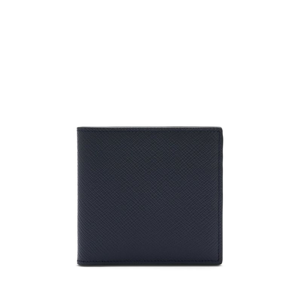 Smythson Картхолдер 8 Card Slot Wallet in Panama, Storm Grey