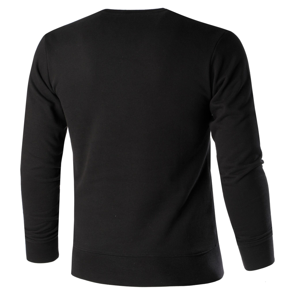 Мужская кофта теннисная Quiet Please Advantage Logo Sweatshirt Men - Black, White