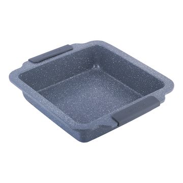 Форма для запекания квадратная Kamille KM-6035A (30,5х27х6 см) из углеродистой стали с мраморным покрытием
