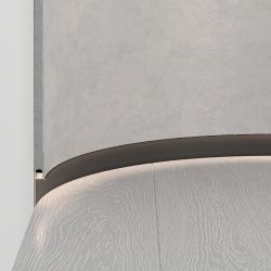 Профиль PLINTUS-FANTOM-BENT-H35-SIDE-2000 BLACK (Arlight, Алюминий) 043676(1)