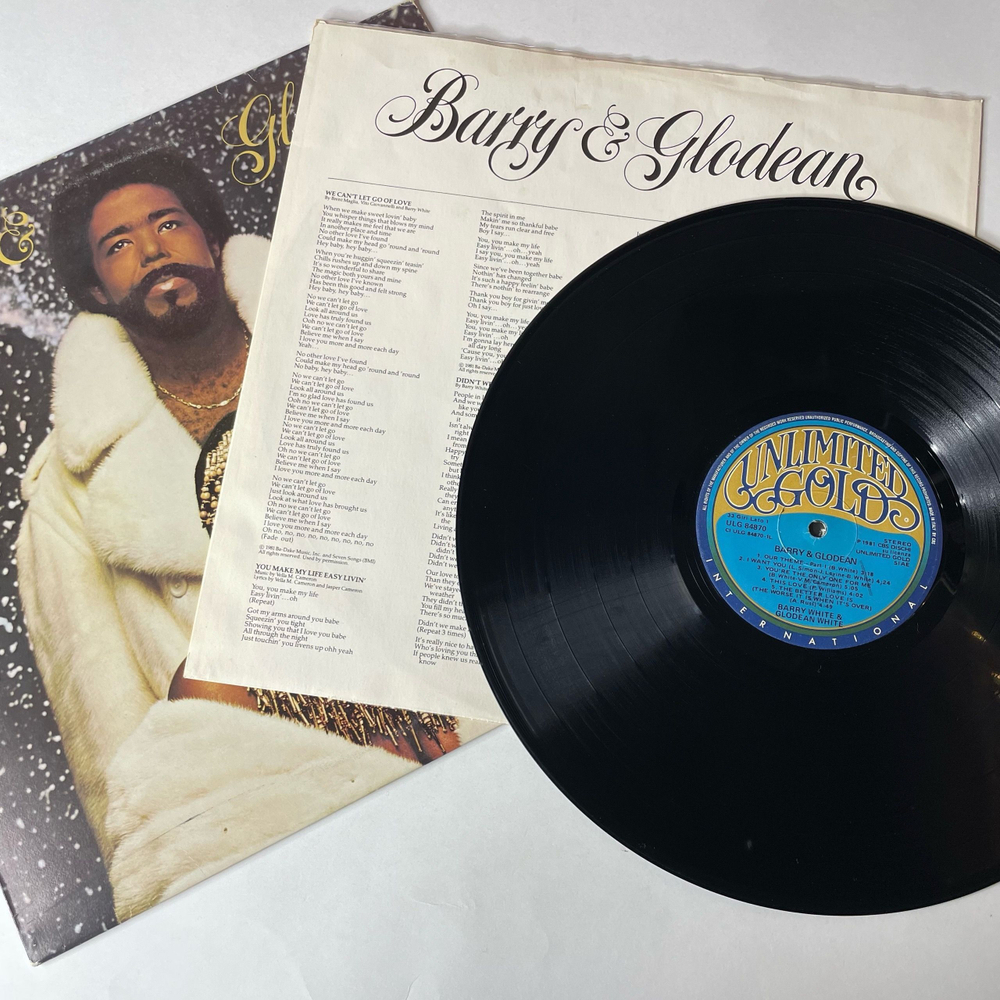 Винтажная виниловая пластинка LP Barry White And Glodean White, Barry and Glodean (Италия 1981)