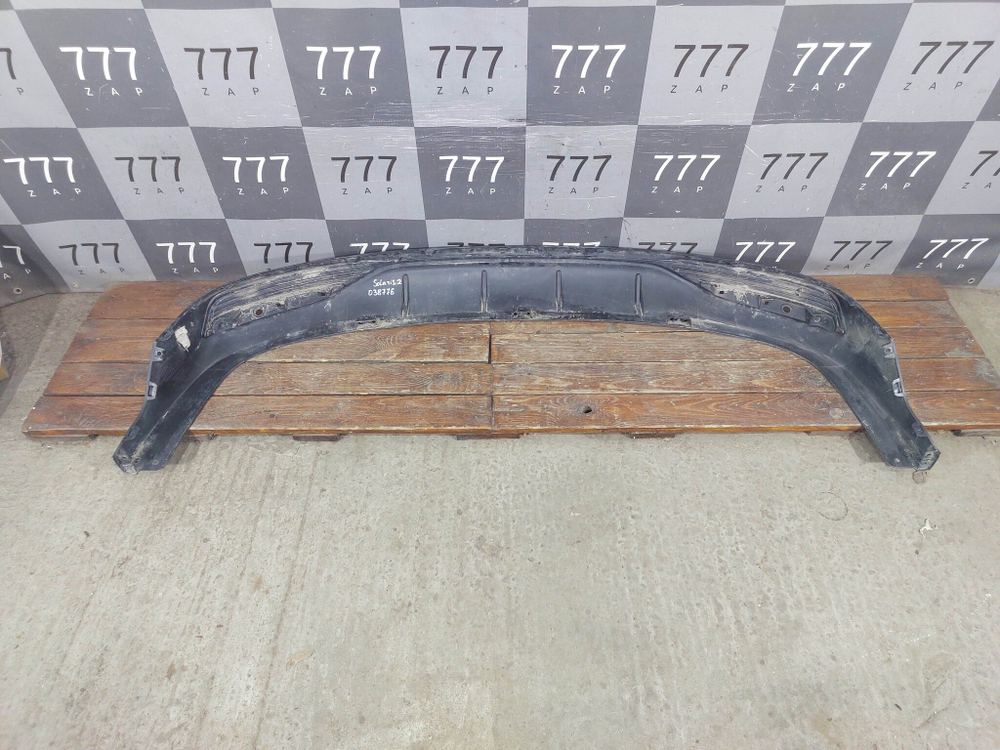 Юбка заднего бампера Hyundai Solaris 2 (HCR) 20-нв Б/У Оригинал 86612H5500