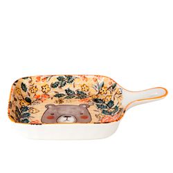 Блюдо " . Bear" 22*16*3,5см. (min 12) (без индивидуальной упаковки)