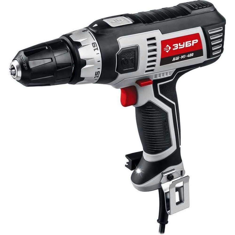 Дрель-шуруповерт сетевая,ЗУБР  ДШ-М1-400
