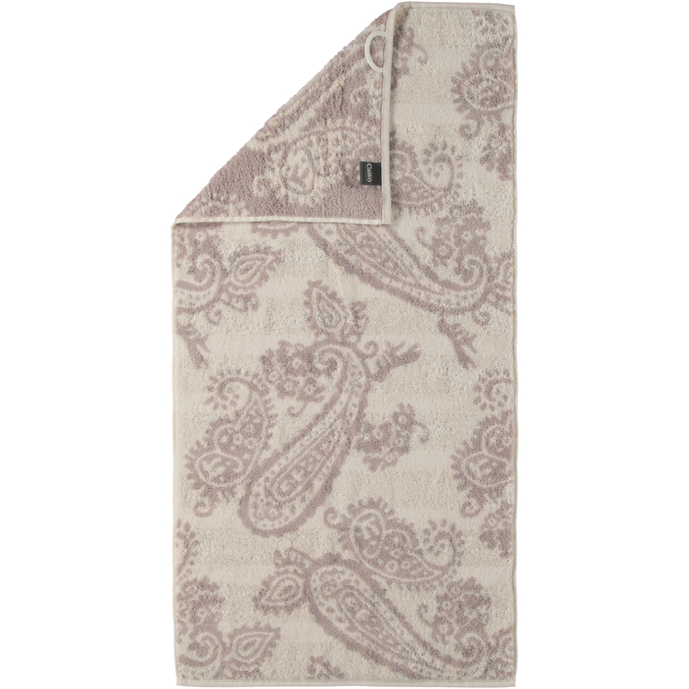 Полотенце махровое 50х100 Cawo Paisley 1068 бежевый Германия фото