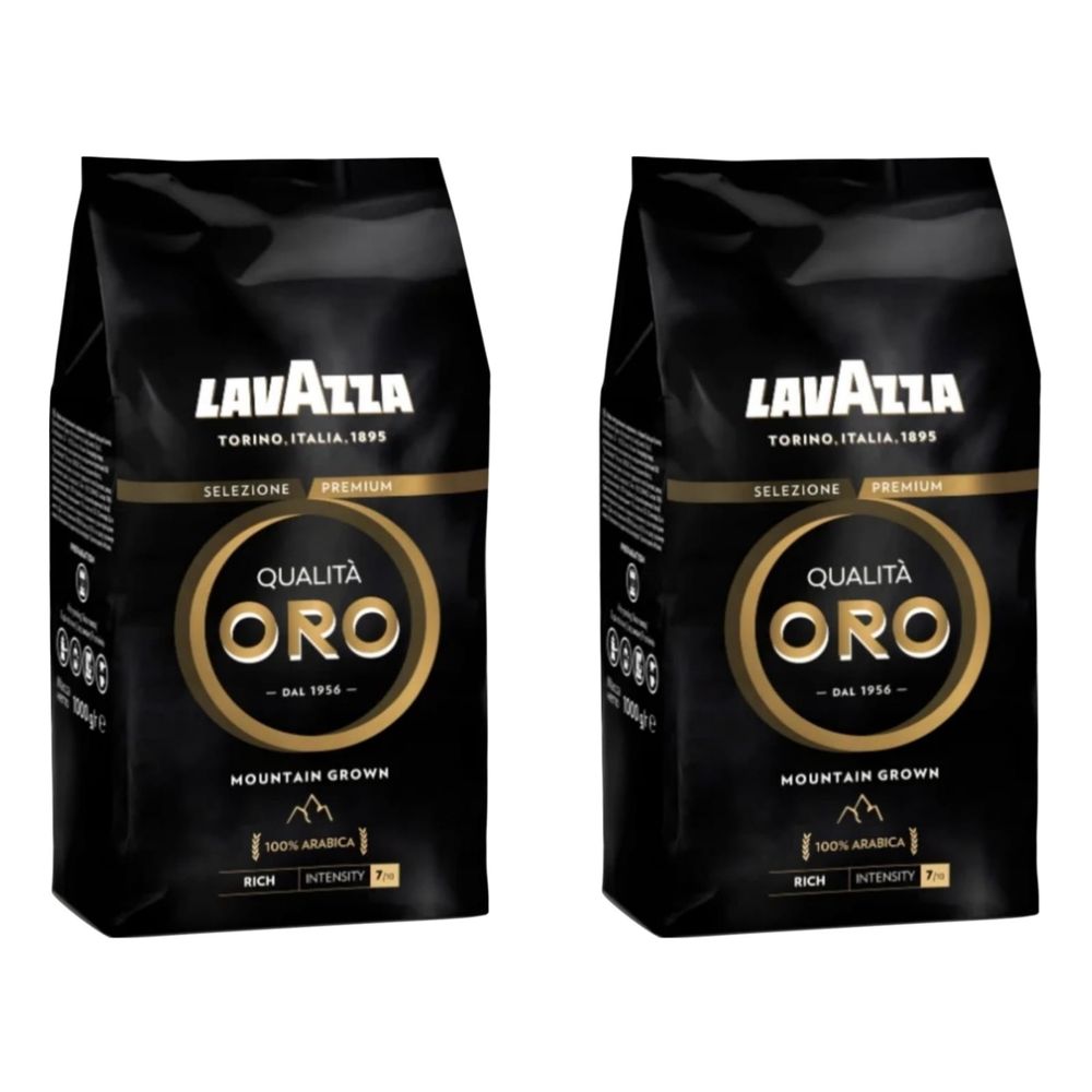 Кофе в зернах Lavazza Qualita ORO Mountain Grown, 1 кг, 2 шт
