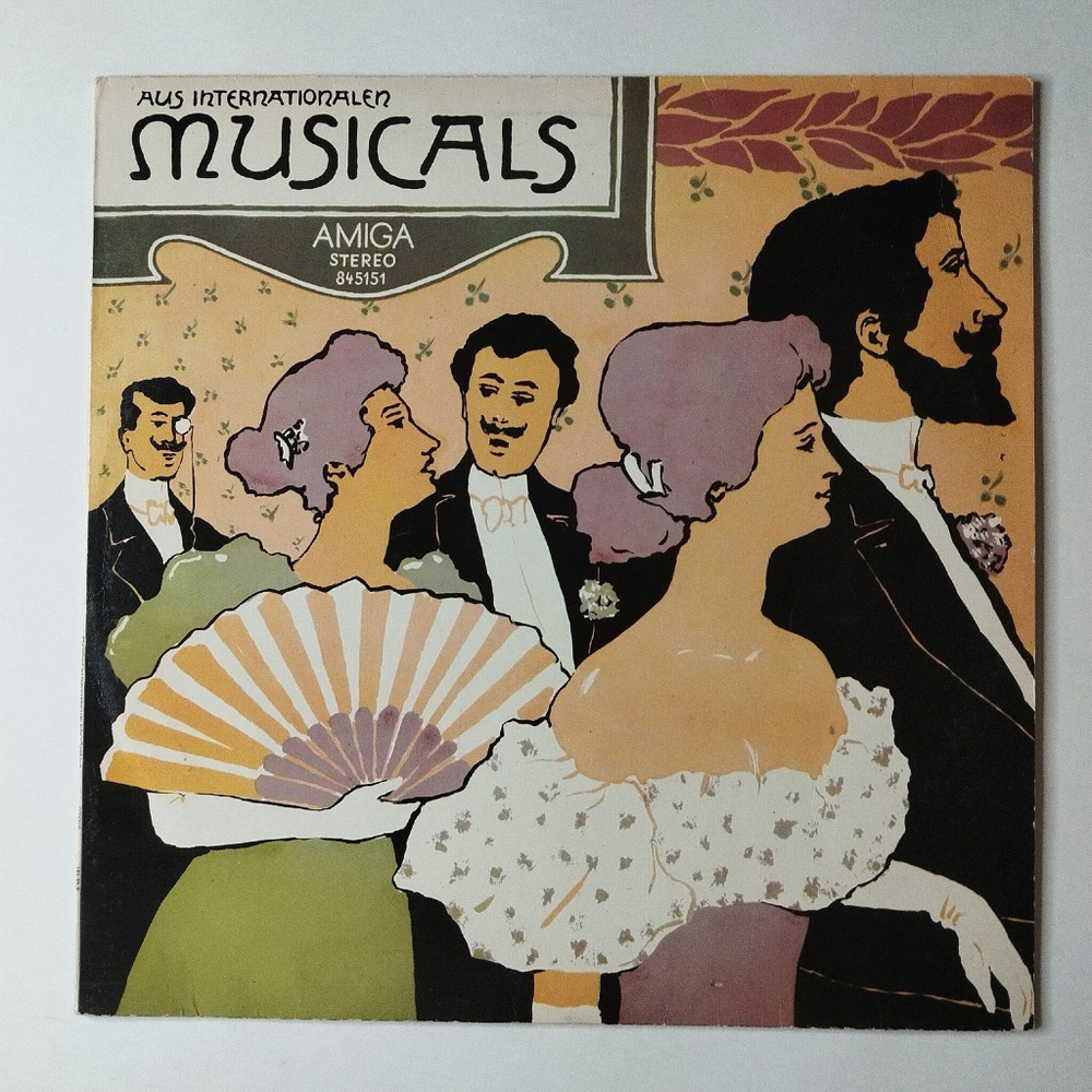 Винтажная виниловая пластинка LP Melodien Aus Internationalen Musicals Мелодии из Международных Мюзиклов (ГДР 1978)