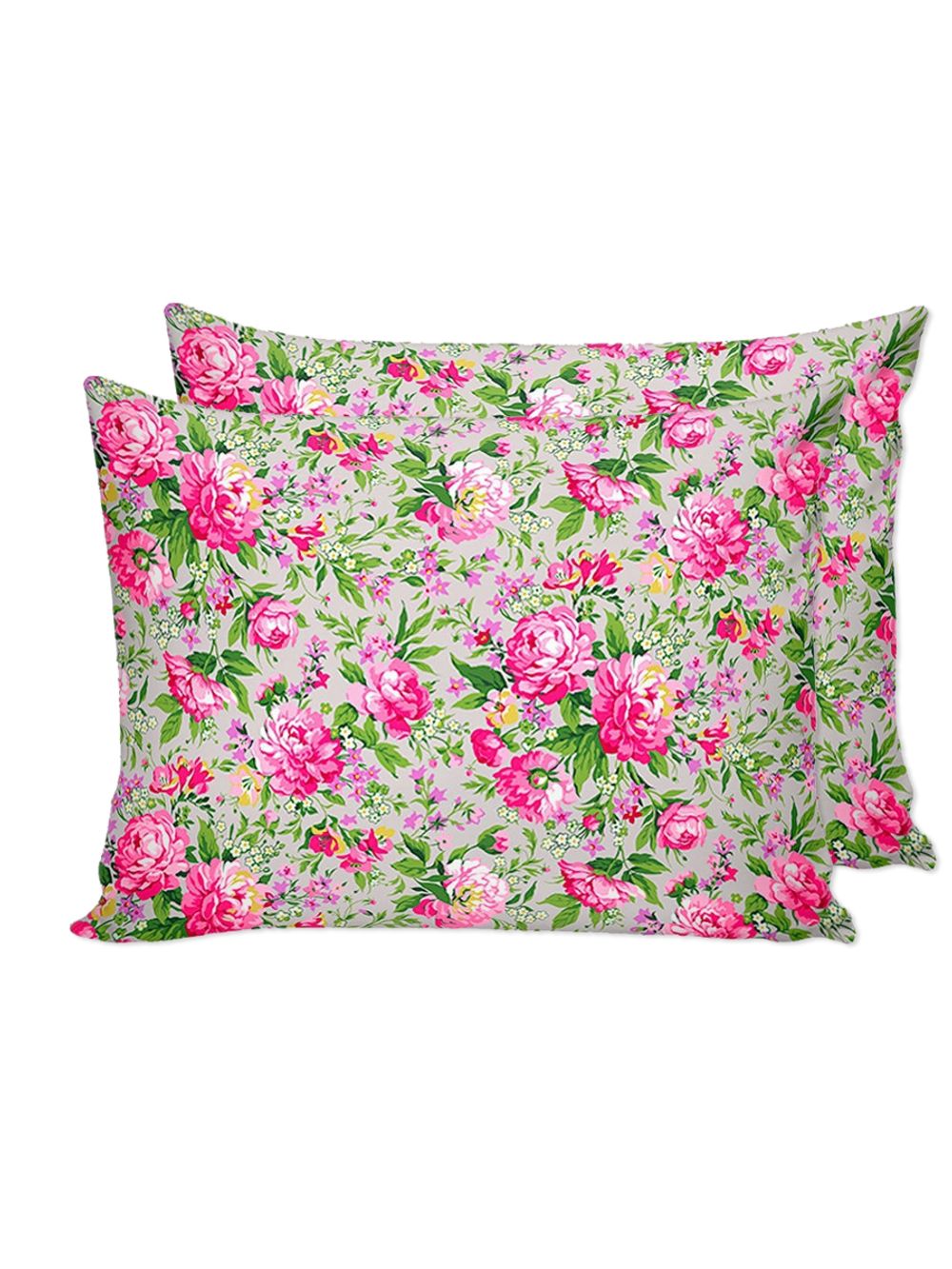 Наволочка комплект 2шт Сказка "Букет пионов" 40х60 см, перкаль