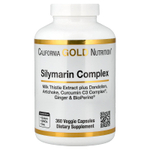 California Gold Nutrition, комплекс с силимарином с экстрактом расторопши, а также одуванчиком, артишоком, имбирем и BioPerine®, 360 растительных капсул