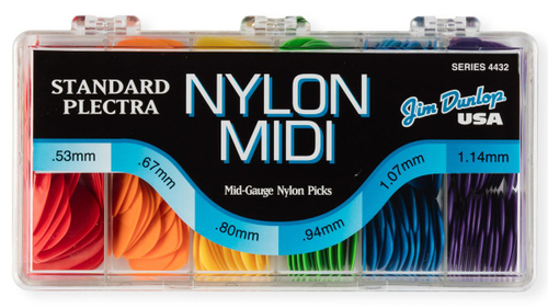 Dunlop 4432 Nylon Midi Standard Display