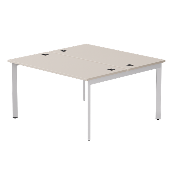 Бенч-система на 2 места Everprof EVO на металлокаркасе 1380х670(1370)x755 опоры 45гр