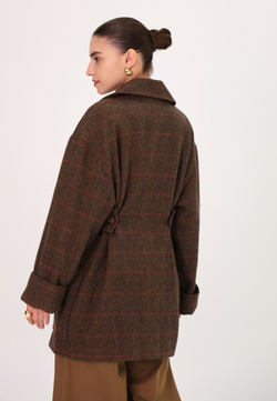 Пальто в клетку