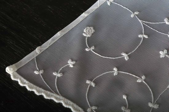 Тюль сетка-грек Бонна (экрю)