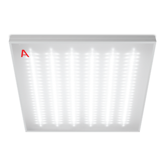 Светильник ОФИС ДВО01-042 с БАП EM1 54Вт 6500К IP40 Микропризма 6500лм 595х595х40мм WOLTA PRO