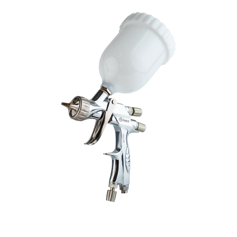 OMIT Краскопульт WS400 RP 1,4мм верхний бачок 600мл