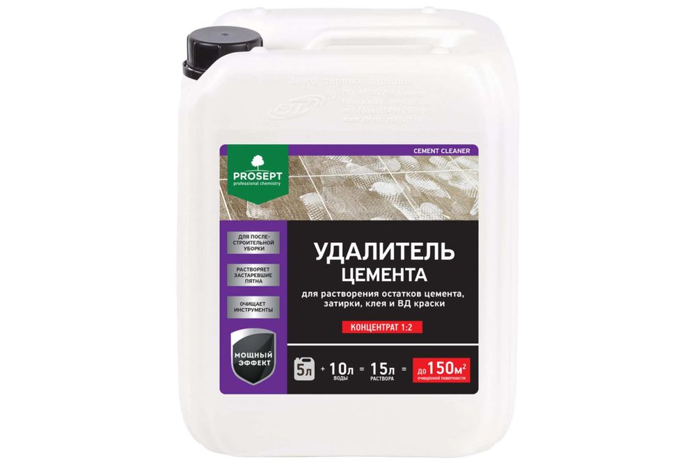 Удалитель цемента PROSEPT CEMENT CLEANER 5 л 022-5