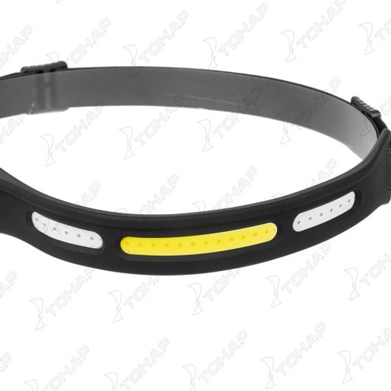 Фонарь налобный сенсорный LED-200 LM, COB-200LM, IPX4, USB (N-FN-HL76) NISUS