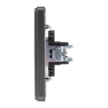 Заглушка ROUND декоративная с суппортом титан KRANZ